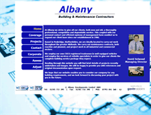 Tablet Screenshot of albanydev.com